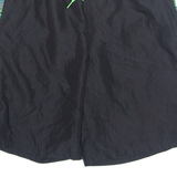 NIKE Mesh Lined Mens Swimming Shorts Black Relaxed L W30