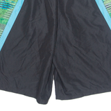 NIKE Mesh Lined Mens Swimming Shorts Black Relaxed L W30