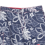 NFL New England Patriots Mens Swimming Shorts Blue Relaxed Floral XL W34