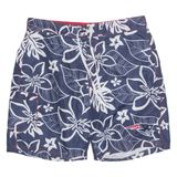 NFL New England Patriots Mens Swimming Shorts Blue Relaxed Floral XL W34