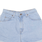 LEVI'S Turn Up High Waist 954 Womens Denim Shorts Blue Regular S W28