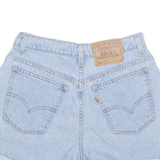 LEVI'S Turn Up High Waist 954 Womens Denim Shorts Blue Regular S W28