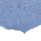 LEVI'S Cut Off 501 Womens Denim Shorts Blue Regular M W30