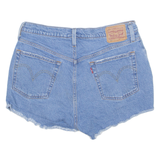 LEVI'S Cut Off 501 Womens Denim Shorts Blue Regular M W30