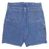 DICKIES Carpenter Workwear Mens Denim Shorts Blue Regular XL W42