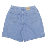 LEE High Waist Womens Denim Shorts Blue Regular UK 16 W30