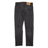 LEVI'S 502 Jeans Mens Black Regular Tapered W28 L30