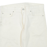 CARHARTT Klondike Mens Denim Shorts White M W34