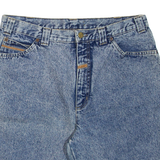 DRIVER Mens Denim Shorts Blue M W34