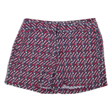 TOMMY HILFIGER Womens Casual Shorts Red Geometric S W32