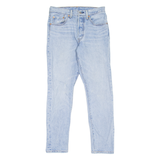 LEVI'S 501S Jeans Womens Blue Skinny Straight W26 L28