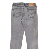 LEVI'S 511 Jeans Mens Grey Slim Straight Stone Wash W31 L32