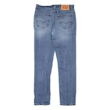 LEVI'S 511 Jeans Mens Blue Slim Straight Stone Wash W32 L32