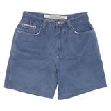 EAGLE FORCE Womens Denim Shorts Blue M W30