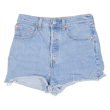 LEVI'S Ribcage BIG E Womens Denim Shorts Blue S W27