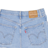 LEVI'S Ribcage BIG E Womens Denim Shorts Blue S W27
