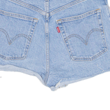 LEVI'S Ribcage BIG E Womens Denim Shorts Blue S W27