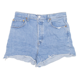LEVI'S BIG E Womens Denim Shorts Blue M W30
