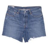 LEVI'S 501 BIG E Womens Denim Shorts Blue M W32