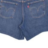 LEVI'S 501 BIG E Womens Denim Shorts Blue M W32