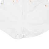 LEVI'S BIG E Womens Denim Shorts White XS W26