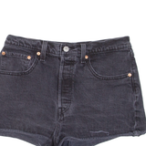 LEVI'S Ribcage BIG E Womens Denim Shorts Black M W30