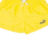 PUMA Womens Sports Shorts Yellow L W28