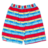 Mens Casual Shorts Red Striped L W28