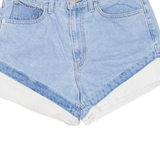 LEVI'S BIG E Womens Denim Shorts Blue M W30
