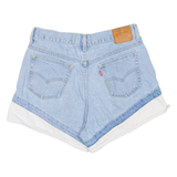 LEVI'S BIG E Womens Denim Shorts Blue M W30
