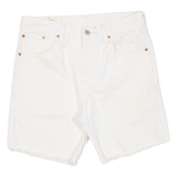 LEVI'S 501 93 BIG E Womens Denim Shorts White M W30