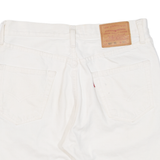 LEVI'S 501 93 BIG E Womens Denim Shorts White M W30