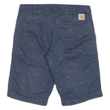 CARHARTT Mens Jorts Shorts Blue XS W26
