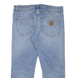 CARHARTT WIP Mens Jeans Blue Regular Straight Stone Wash W36 L26