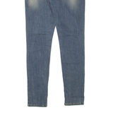 LEVI'S Low Rise Womens Jeans Blue Slim Skinny Stone Wash W29 L32
