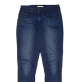 LEVI'S 710 Womens Jeans Blue Slim Skinny Stone Wash W29 L32
