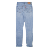 LEVI'S 501S Jeans Distressed Mens Blue Skinny Straight Acid Wash W24 L32