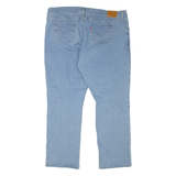 LEVI'S 314 Shaping BIG E Womens Jeans Blue Regular Straight W42 L29