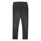 LEVI'S Mid Rise Womens Jeans Black Slim Skinny W28 L32