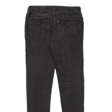 LEVI'S Mid Rise Womens Jeans Black Slim Skinny W28 L32