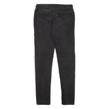 LEVI'S Mid Rise Womens Jeans Black Slim Skinny W28 L32