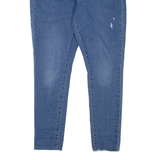 LEVI'S 310 Shaping Distressed Womens Jeans Blue Slim Skinny W32 L28
