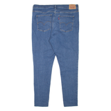 LEVI'S 310 Shaping Distressed Womens Jeans Blue Slim Skinny W32 L28