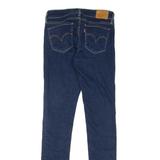 LEVI'S 711 BIG E Womens Jeans Blue Slim Skinny Stone Wash W26 L32