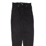 LEVI'S High Waisted Womens Jeans Black Regular Mom W24 L29