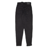 LEVI'S High Waisted Womens Jeans Black Regular Mom W24 L29