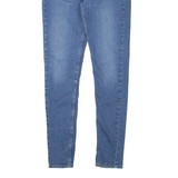 LEVI'S 710 Womens Jeans Blue Slim Skinny Stone Wash W27 L32