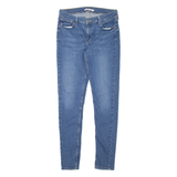 LEVI'S 710 Womens Jeans Blue Slim Skinny Stone Wash W27 L32