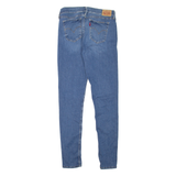 LEVI'S 710 Womens Jeans Blue Slim Skinny Stone Wash W27 L32