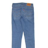 LEVI'S 710 Womens Jeans Blue Slim Skinny Stone Wash W27 L29